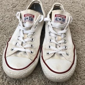 Size 8.5 White All Star Converses